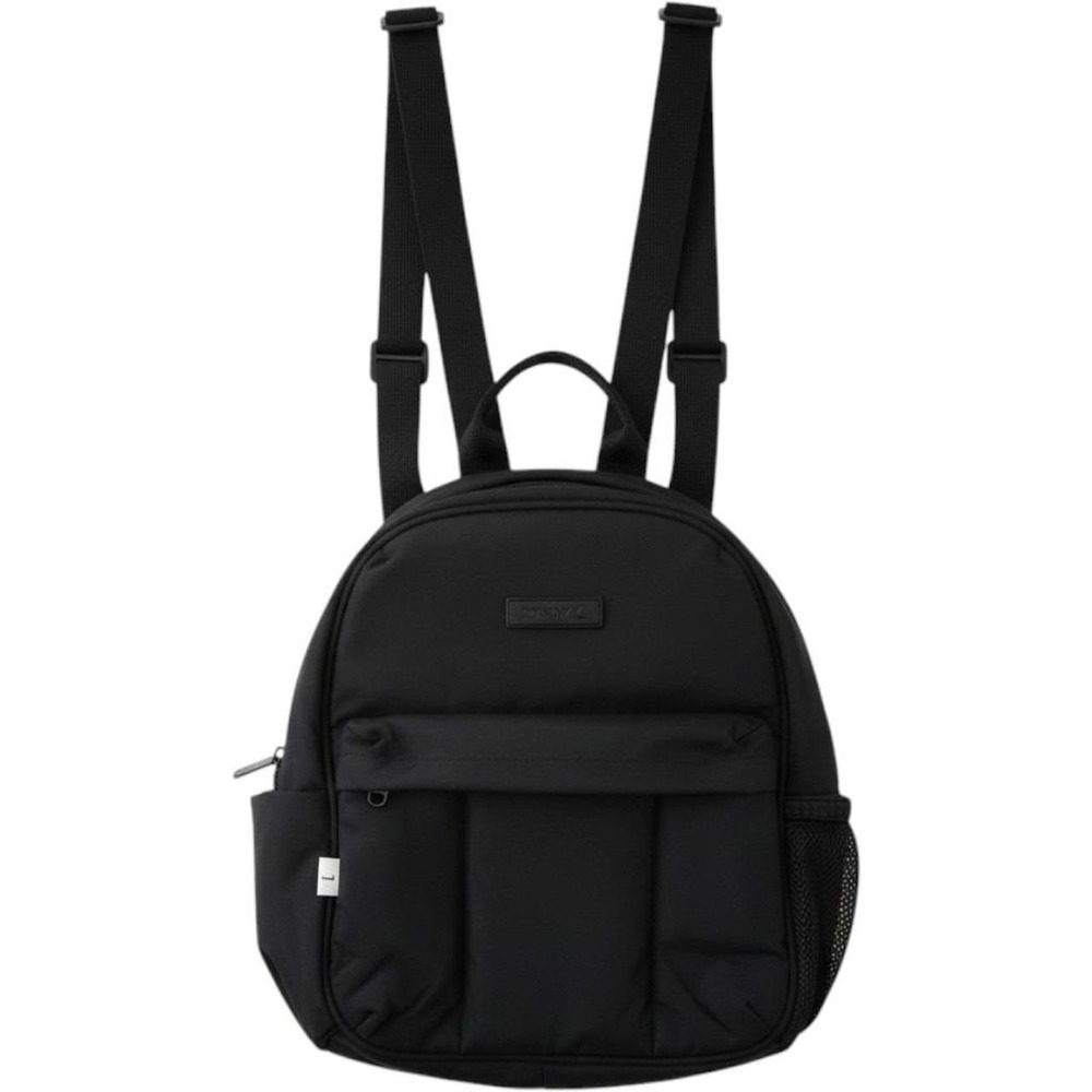 Reebok Womens Mini Backpack Black Sporty Small Daypack with Mesh Pocket
